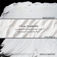 mostra Bram Bogart  |  Pino Pinelli  |  Donald Martiny