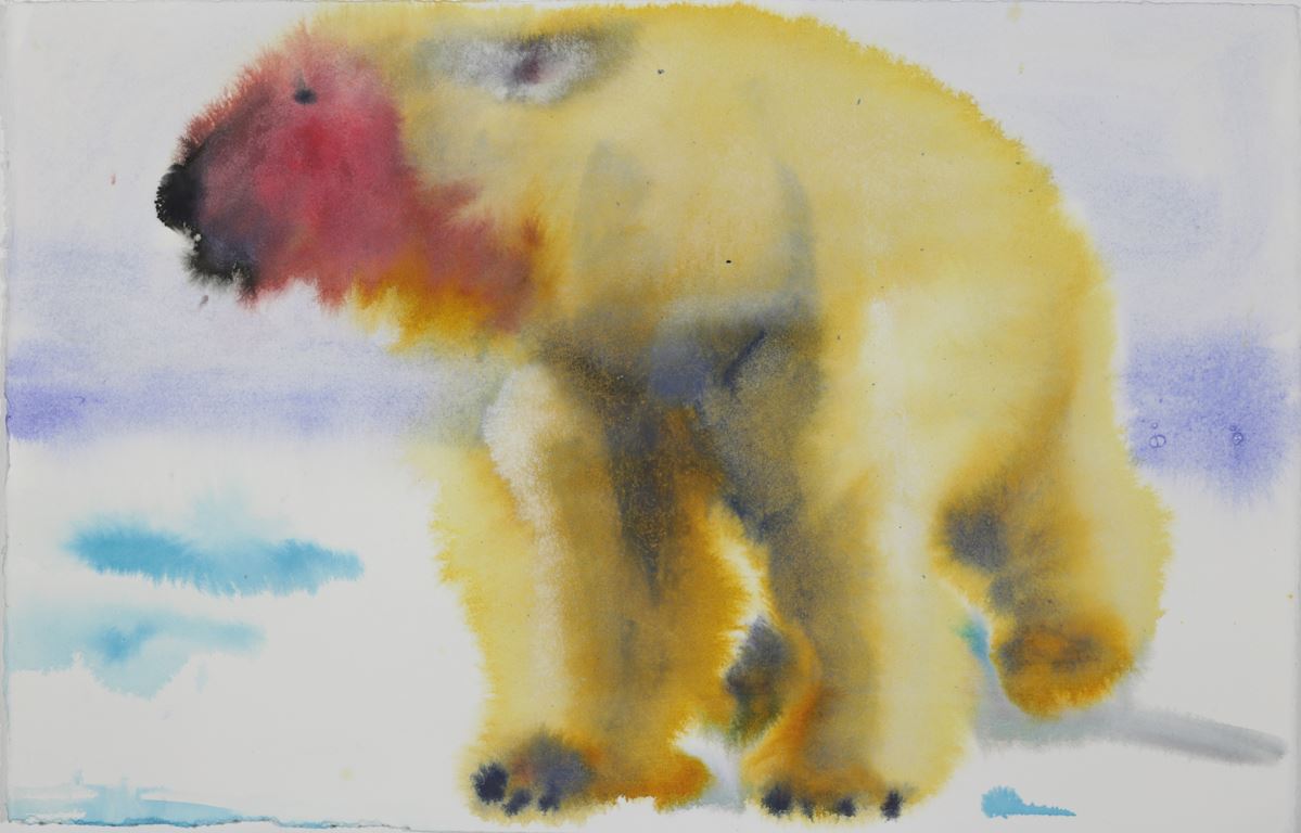 Paradise circus - white bear