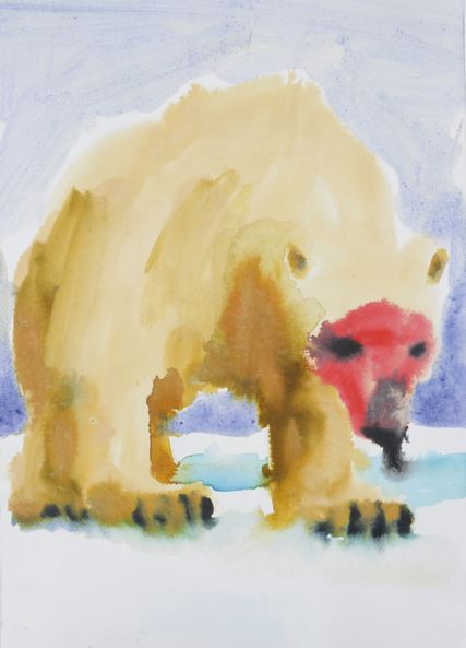 Paradise circus - white bear